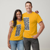 Benutzerdefinierte QR-Code-Scan-Info Ihr T - Shirt (Unisex)