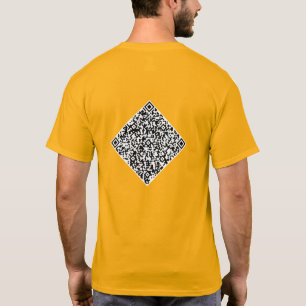 Benutzerdefinierte QR-Code-Scan-Info Ihr T-Shirt W