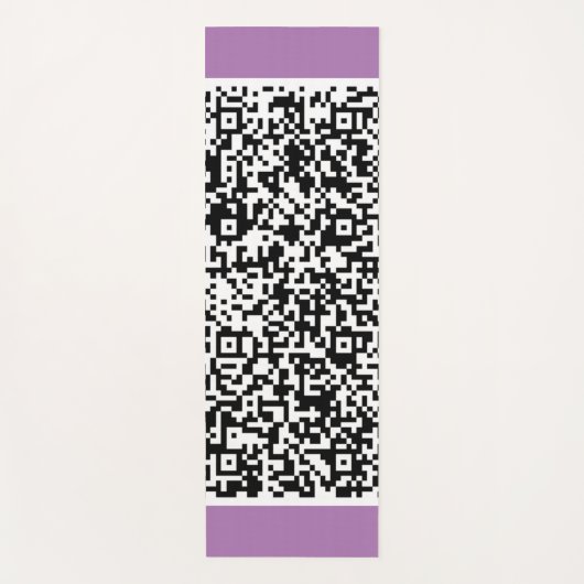Benutzerdefinierte QR-Code-Scan-Info Yoga-Mat - Fa Yogamatte (Vorderseite)