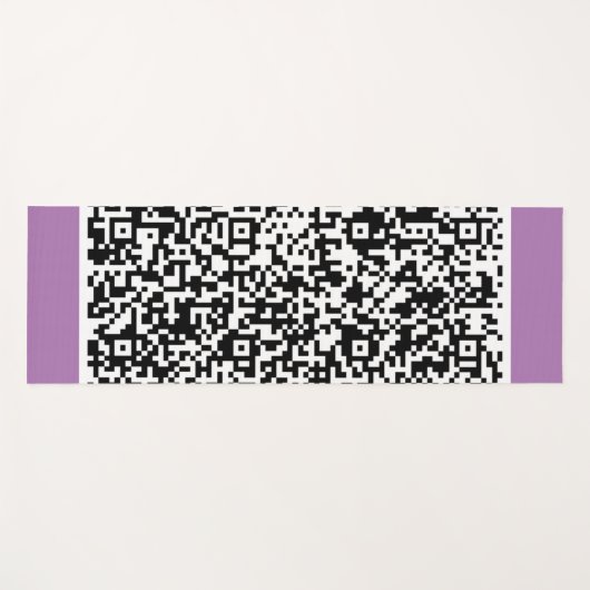 Benutzerdefinierte QR-Code-Scan-Info Yoga-Mat - Fa Yogamatte (Vorderseite (Horizontal))