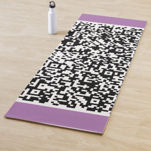 Benutzerdefinierte QR-Code-Scan-Info Yoga-Mat - Fa Yogamatte