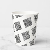 Benutzerdefinierte QR-Code-Scan-Papiere Cups Ihres Pappbecher (Rückseite)