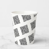 Benutzerdefinierte QR-Code-Scan-Papiere Cups Ihres Pappbecher (Links)