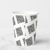 Benutzerdefinierte QR-Code-Scan-Papiere Cups Ihres Pappbecher (Rechts)