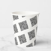 Benutzerdefinierte QR-Code-Scan-Papiere Cups Ihres Pappbecher (Vorderseite)