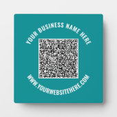 Benutzerdefinierte QR-Code-Scan-Textebene Wählen S Fotoplatte (Vorderseite)