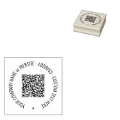 Benutzerdefinierte QR-Code-Scan und Briefmarke von Gummistempel (Stempel)