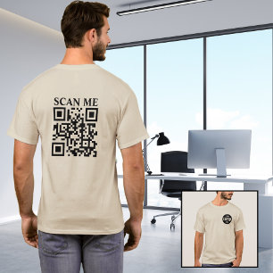 Benutzerdefinierte QR-Code-Shirts: Bewerben Sie Ih T-Shirt