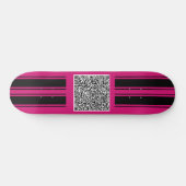 Benutzerdefinierte QR-Code-Skateboardfarbe Skateboard (Horizontal)