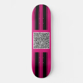 Benutzerdefinierte QR-Code-Skateboardfarbe Skateboard (Vorderseite)