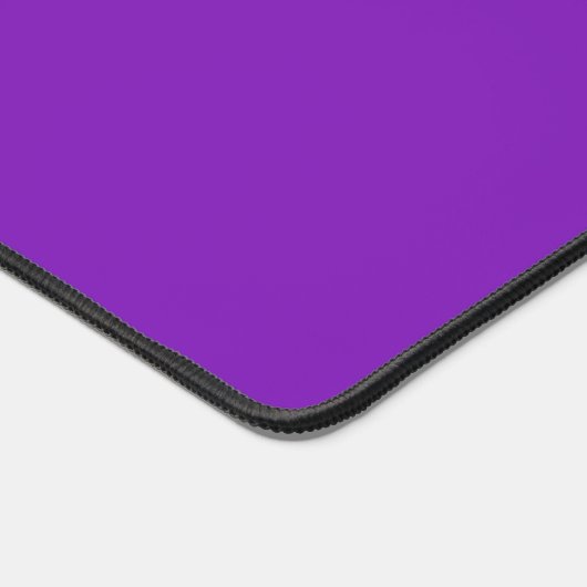 Benutzerdefinierte QR-Code-Text- und Farbschreibma Schreibtischunterlage (Ecke)