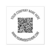 Benutzerdefinierte QR-Code und Personalisierte Bri Permastempel (Design)
