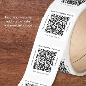 Benutzerdefinierte QR-Code Unternehmen Quadratischer Aufkleber