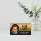 Benutzerdefinierte QR-Code-Visitenkarte für Berufl Visitenkarte (Stehend Vorderseite)