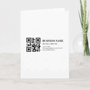 Benutzerdefinierte QR-Code-Vorlage für Geschäftsna Einladung