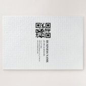 Benutzerdefinierte QR-Code-Vorlage für Geschäftsna Puzzle (Horizontal)