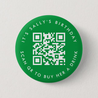 Benutzerdefinierte Qr-Codes Cash App Geburtstags-P Button