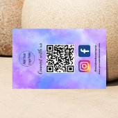 Benutzerdefinierte QR-Codes für Instagramm- und Fa Visitenkarte