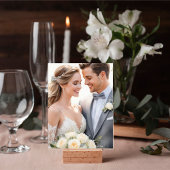 Benutzerdefinierte QR-Foto-Table-Karte Tischnummer