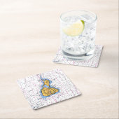 Benutzerdefinierte Quadrat-Untersetzer blockieren Rechteckiger Pappuntersetzer (Vor Ort)