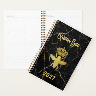 Benutzerdefinierte QUEEN BEE Gold Marmor Unbeschri Planer