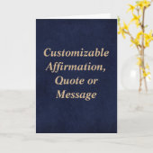 Benutzerdefinierte Quotes-Bestätigungen oder -Meld Karte (Gelbe Blume)