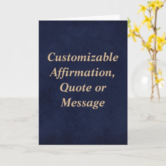 Benutzerdefinierte Quotes-Bestätigungen oder -Meld Karte (Gelbe Blume)