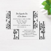 Benutzerdefinierte Rabattkarten für Schwarz-weißes (Schreibtisch)