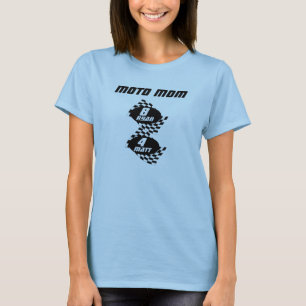 Benutzerdefinierte Race-Flags der Moto-Mama T-Shirt