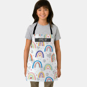 Benutzerdefinierte Rainbow All-over-Print-Schürze Schürze (Insitu)