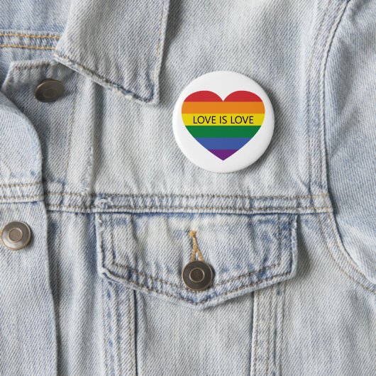 Benutzerdefinierte Rainbow-Liebe Button (Beispiel)
