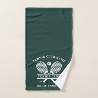 Benutzerdefinierte Rasen-Tennis-Club-Name-Icons Gr Handtuch
