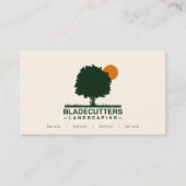 Benutzerdefinierte Rasenpflege Landschaften von Vi Visitenkarte (Vorderseite)