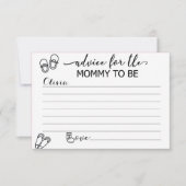 Benutzerdefinierte Ratenkarten für die Mama im Bab Einladung (Vorderseite)