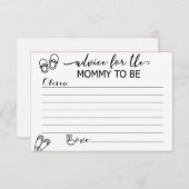 Benutzerdefinierte Ratenkarten für die Mama im Bab Einladung (Vorne/Hinten)