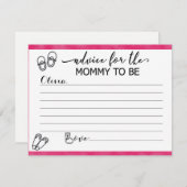 Benutzerdefinierte Ratenkarten für die Mama im Bab Einladung (Vorne/Hinten)