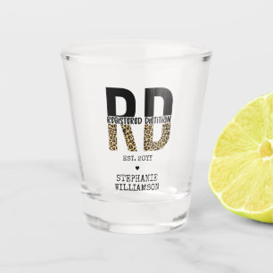 Benutzerdefinierte RD registrierte Dietitian Cheet Schnapsglas
