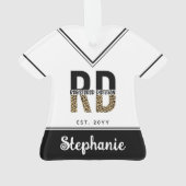 Benutzerdefinierte RD registrierte Dietitian Leopa Ornament (Rückseite)