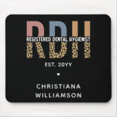 Benutzerdefinierte RDH registrierte Zahnhygieniker Mousepad (Vorne)
