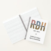 Benutzerdefinierte RDH registrierte Zahnhygieniker Notizblock (Innenseite)