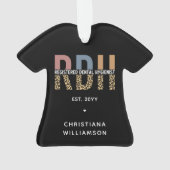 Benutzerdefinierte RDH registrierte Zahnhygieniker Ornament (Rückseite)