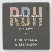 Benutzerdefinierte RDH registrierte Zahnhygieniker Steinuntersetzer (Vorderseite)