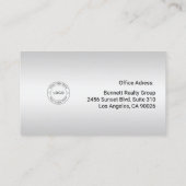 Benutzerdefinierte Real Anwesen Business Card Visitenkarte (Rückseite)