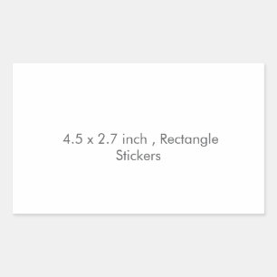 Benutzerdefinierte rechteckige Aufkleber, Format: Rechteckiger Aufkleber