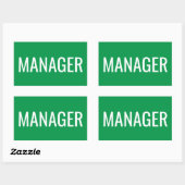 Benutzerdefinierte Rectangle-Sticker für Office-Ma Rechteckiger Aufkleber (Blatt)