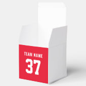 Benutzerdefinierte Red Front & Back Sport Geschenkschachtel (Geöffnet)