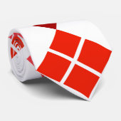 Benutzerdefinierte Red Raute-Krawatte Krawatte (Gerollt)