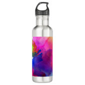 Benutzerdefinierte Regenbogenfarbe Edelstahlflasche (Vorderseite)