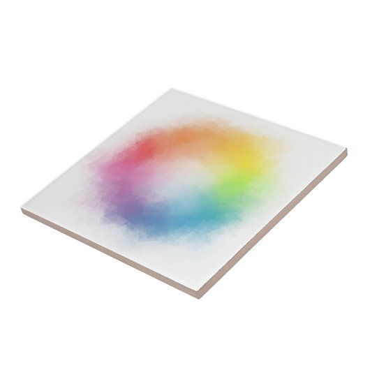 Benutzerdefinierte Regenbogenfarben Abstrakte Eleg Fliese (Seite)