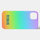 Benutzerdefinierte Regenbogenfarben Case-Mate iPhone Hülle (Rückseite (Horizontal))